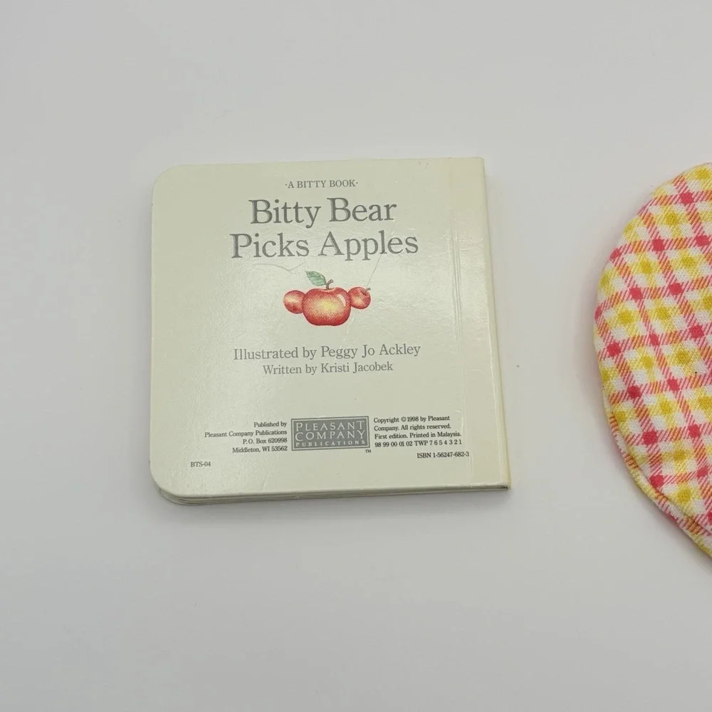 Bitty Baby Collection - BTS - Bitty Bear Picks Apples Hat & Book Only